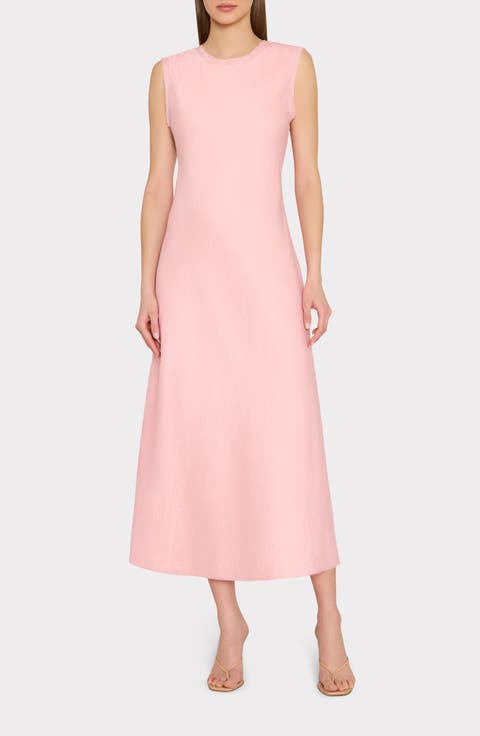 Linda Scoop Back Midi Dress