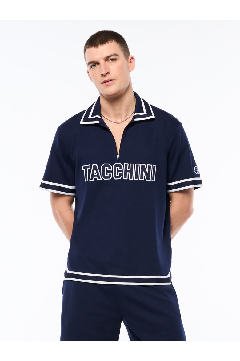 Tito Short Sleeve Polo, Main, color, MARITIME BLUE