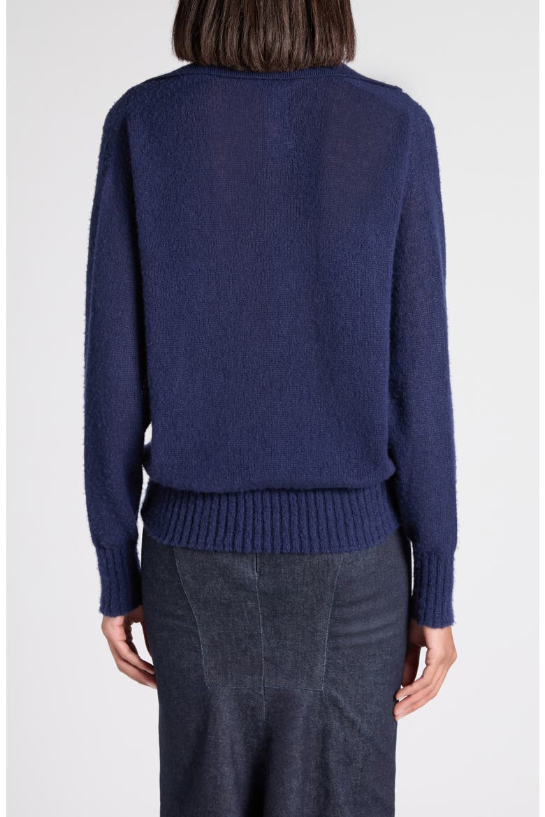 Johnny Collar Cashmere Sweater, Alternate, color, HB905 BRIGHT NAVY