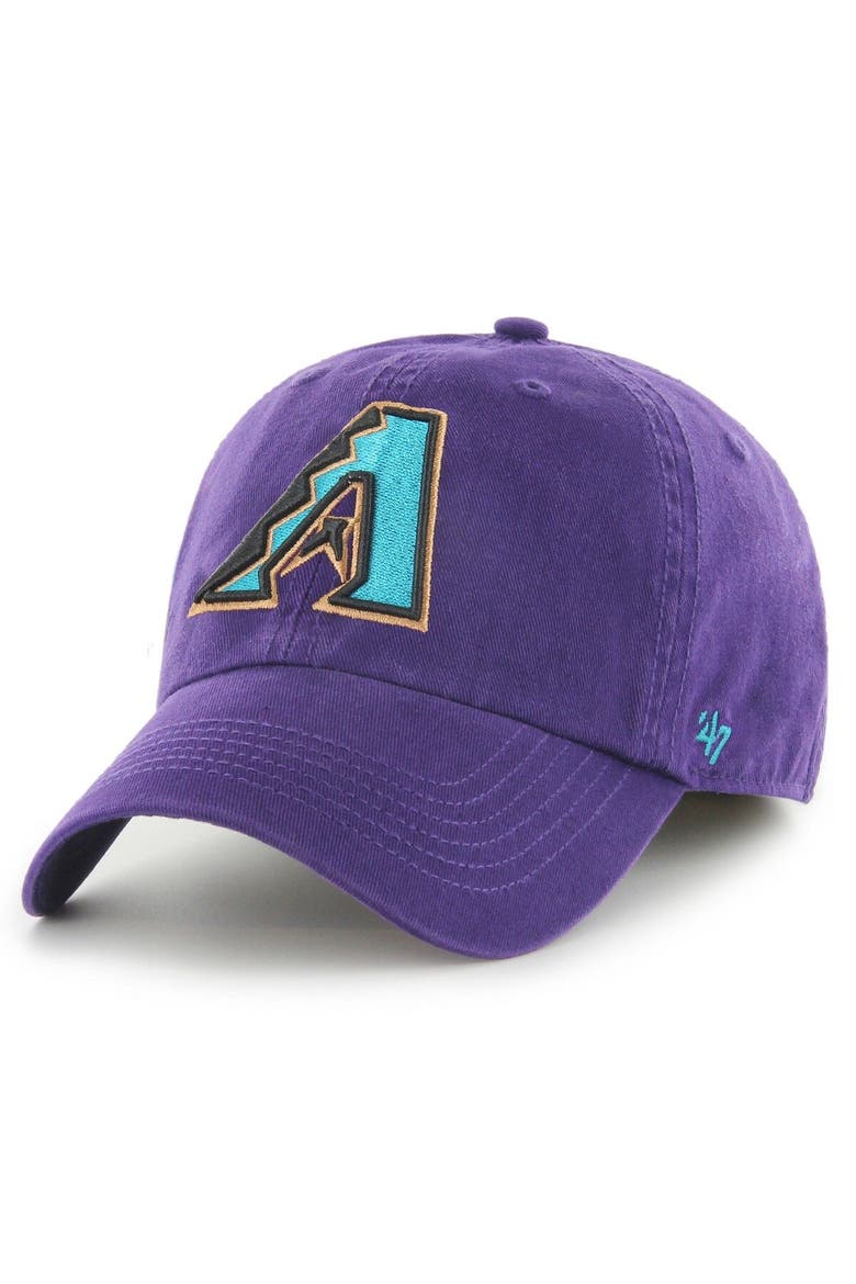 Men's '47 Purple Arizona Diamondbacks Cooperstown Collection Franchise Fitted Hat, Main, color, Purple