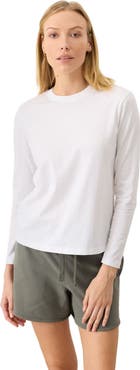 Pact Organic Cotton Women's Softspun Essential Crewneck Long Sleeve Tee