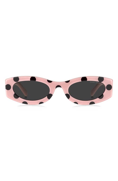 Marc Jacobs 51mm Oval Sunglasses In Pink