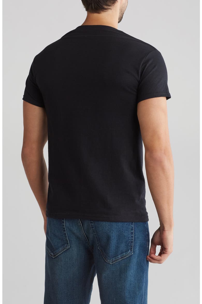 Riot Bear Cotton Graphic Tee, Alternate, color, BLACK