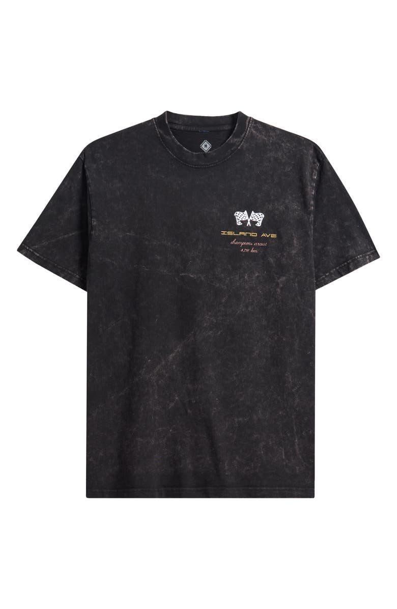 Island Avenue Champions Circuit Cotton Graphic T-Shirt, Alternate, color, Black