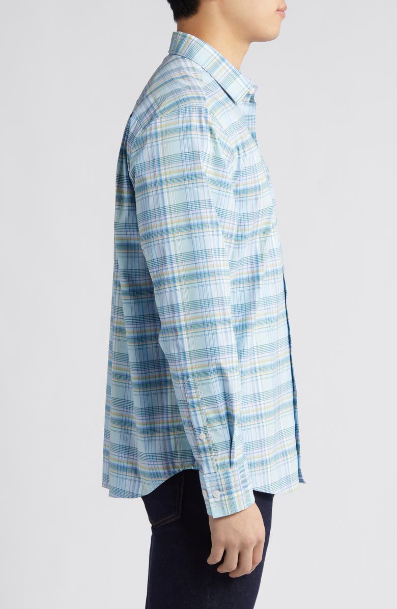 Tommy Bahama Sarasota Stretch Chablis Plaid Button-Up Shirt, Alternate, color,