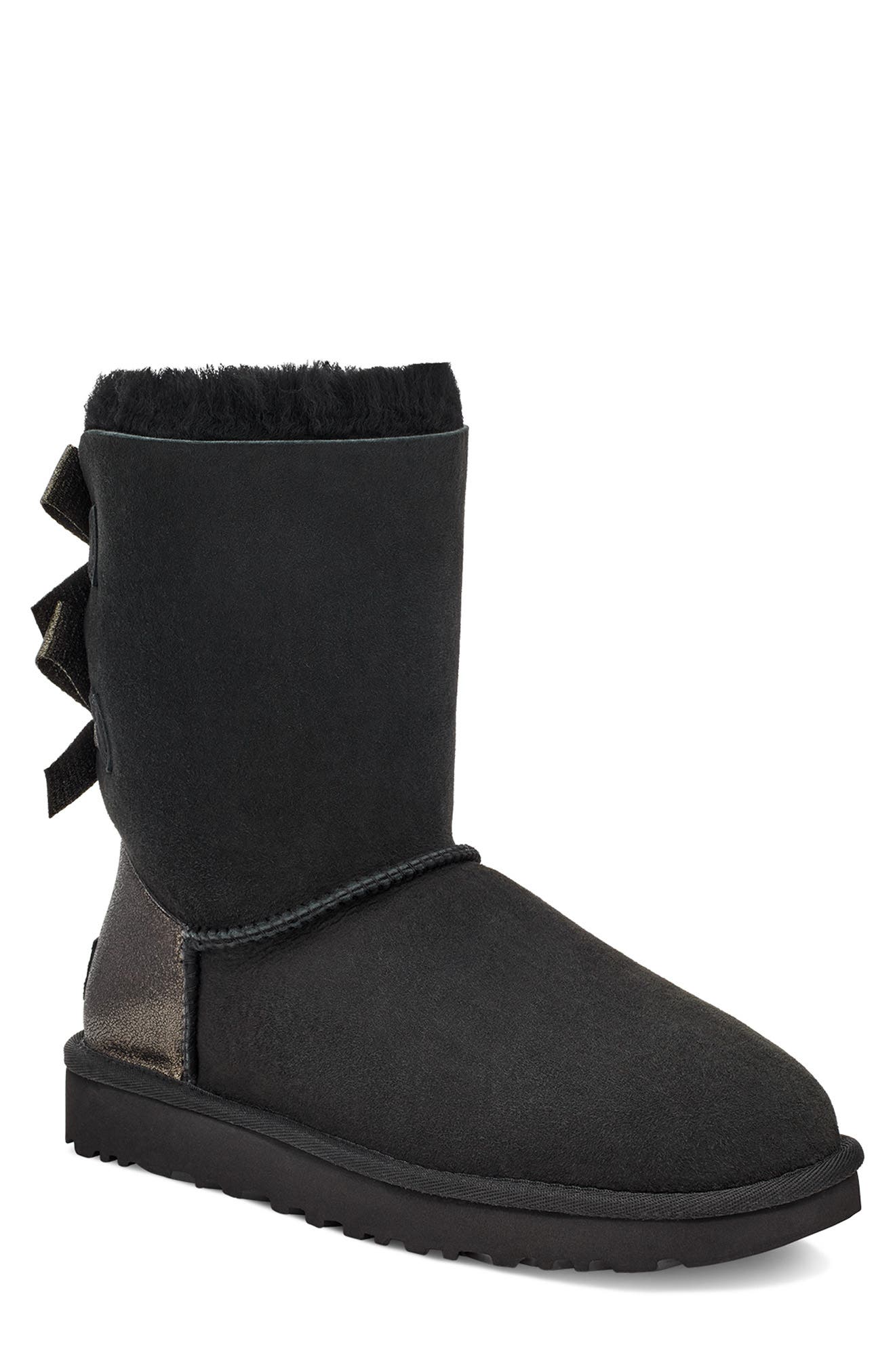 UGG<sup>®</sup> Bailey Bow II Genuine Shearling Boot, Main, color, 