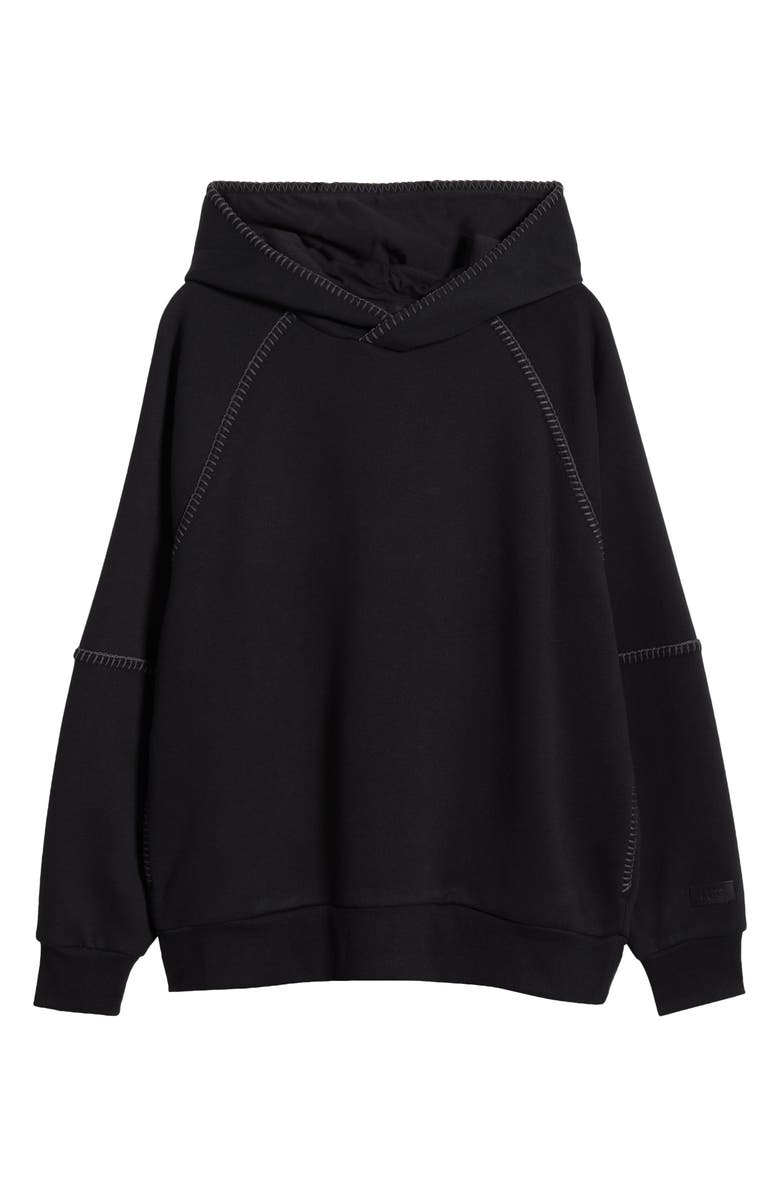 UGG<sup>®</sup> Classic Cotton Blend Hoodie, Alternate, color, Blk