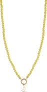 Ember Fine Jewelry 14K Yellow Gold Chili Charm Beaded Necklace