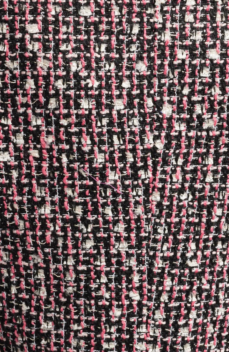 Anne Klein One Button Tweed Blazer, Alternate, color, 