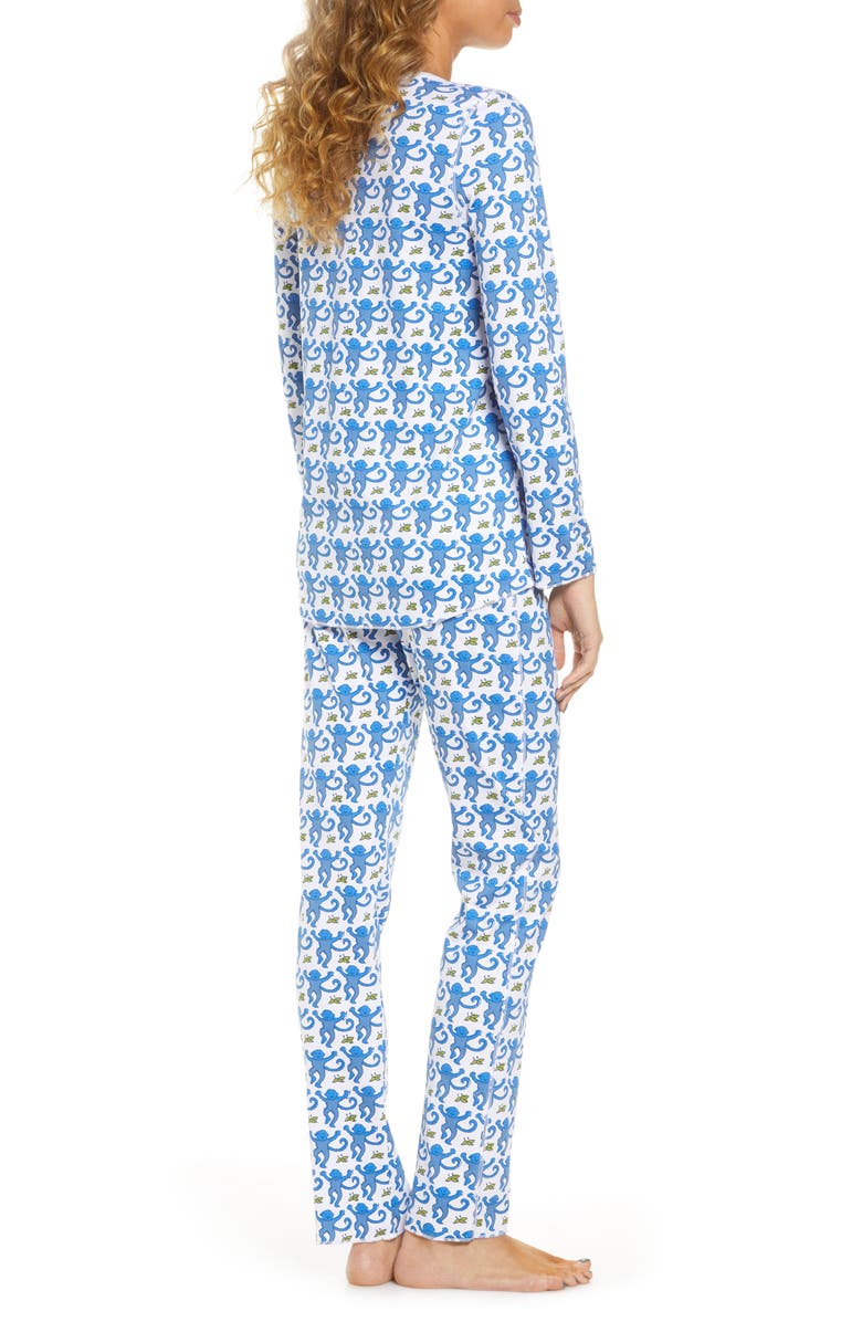 Roller Rabbit Monkey Pajamas, Alternate, color,