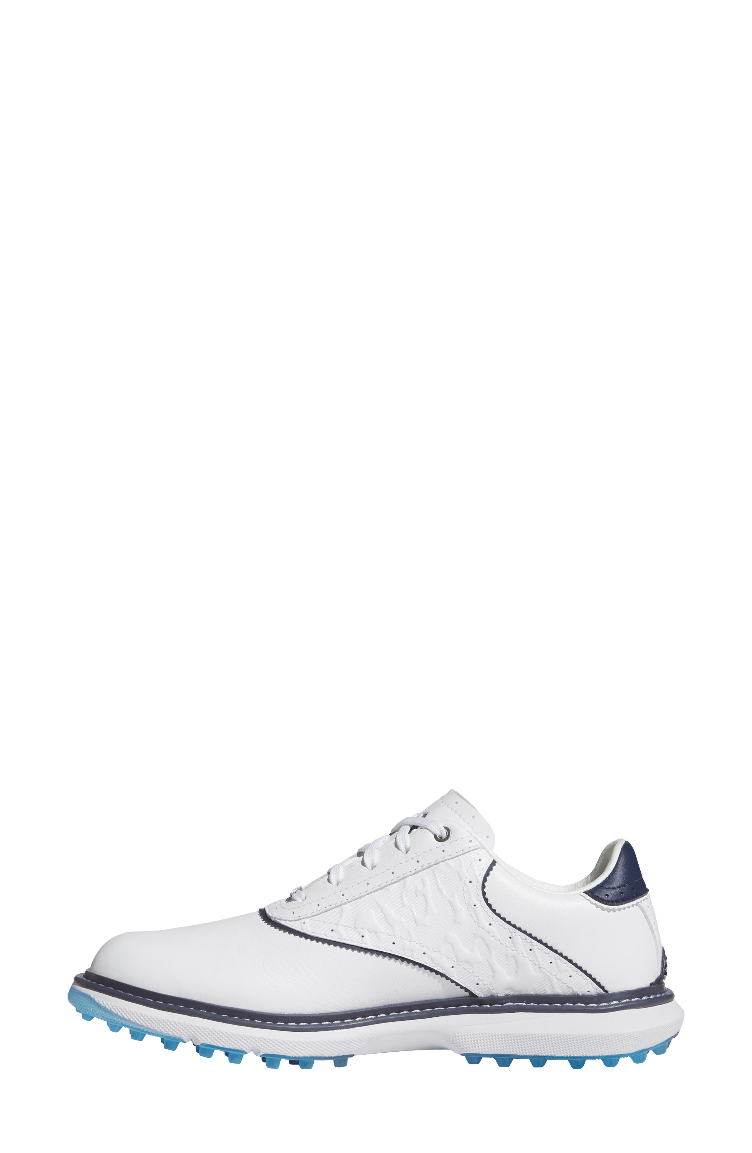 adidas MC70 Golf Shoe, Alternate, color, White/ Navy/ Ray Blue