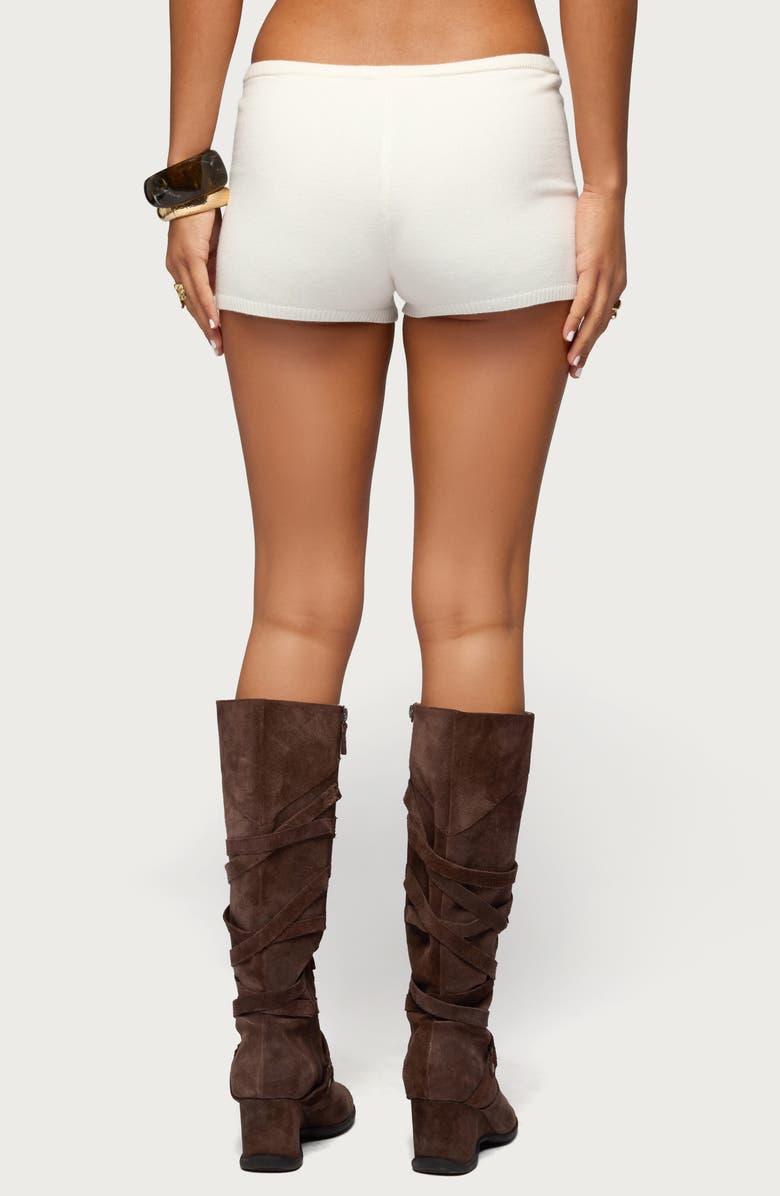 EDIKTED Arianna Knit Shorts, Alternate, color, 