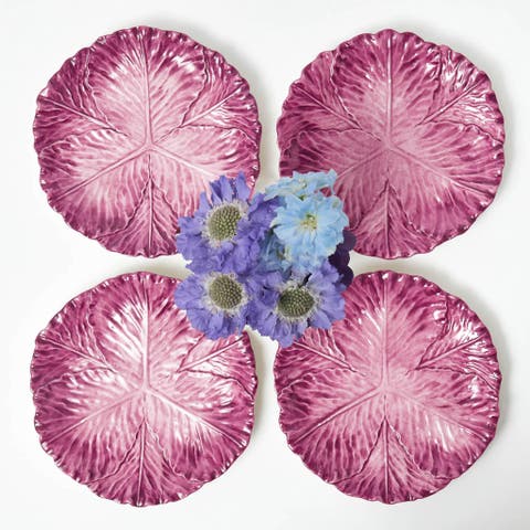 Serena Cabbage Dinner Plates (Set of 4)