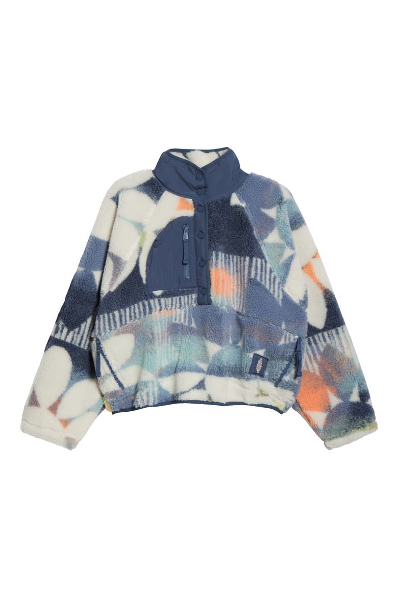 FP Movement Rocky Ridge Fleece Pullover, Main, color, SUNBURST DENIM BLUE