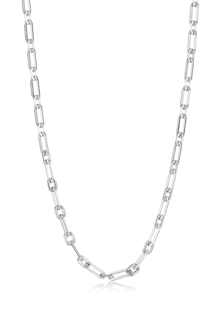 Charlene Chain Necklace, Main, color, SILVER