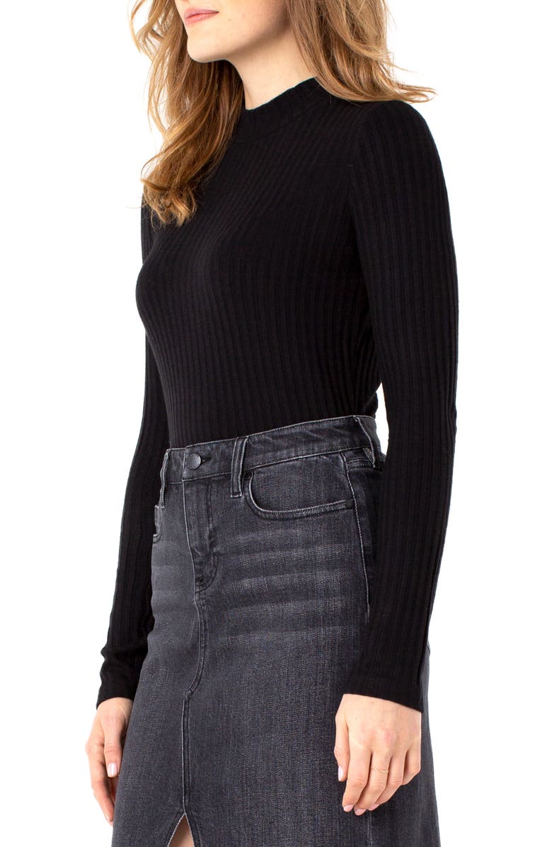 Liverpool Los Angeles Rib Knit Top, Alternate, color,