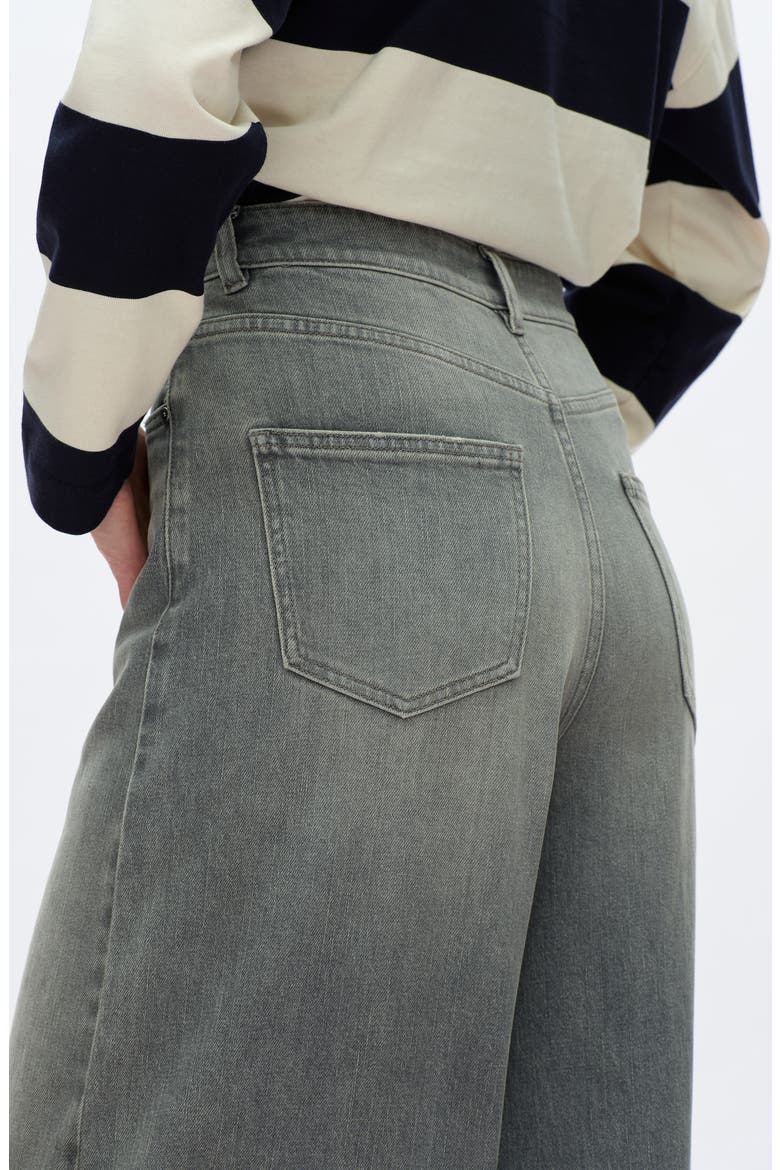 High Waist Wide Leg Jeans, Alternate, color, VINTAGE GRAY