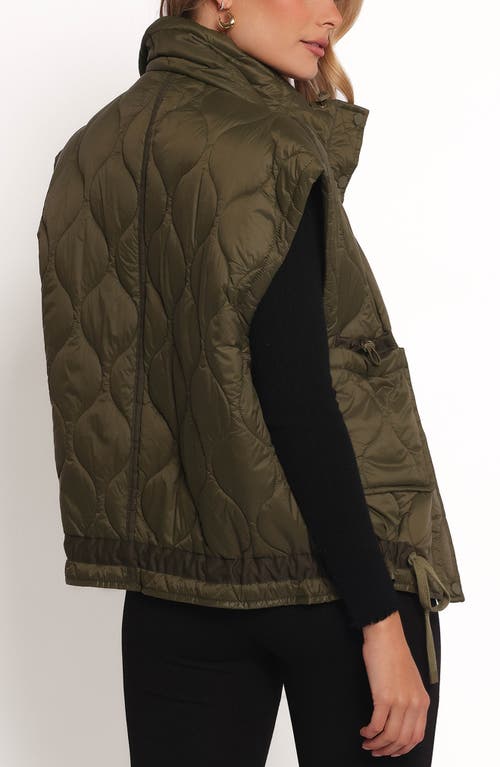 Petal And Pup Petal & Pup Haven Quilted Vest In Blue