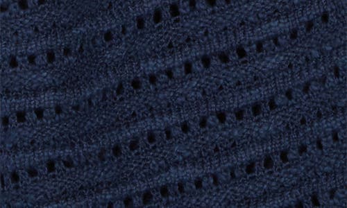 Lucky Brand Textured Cotton Blend Long Cardigan