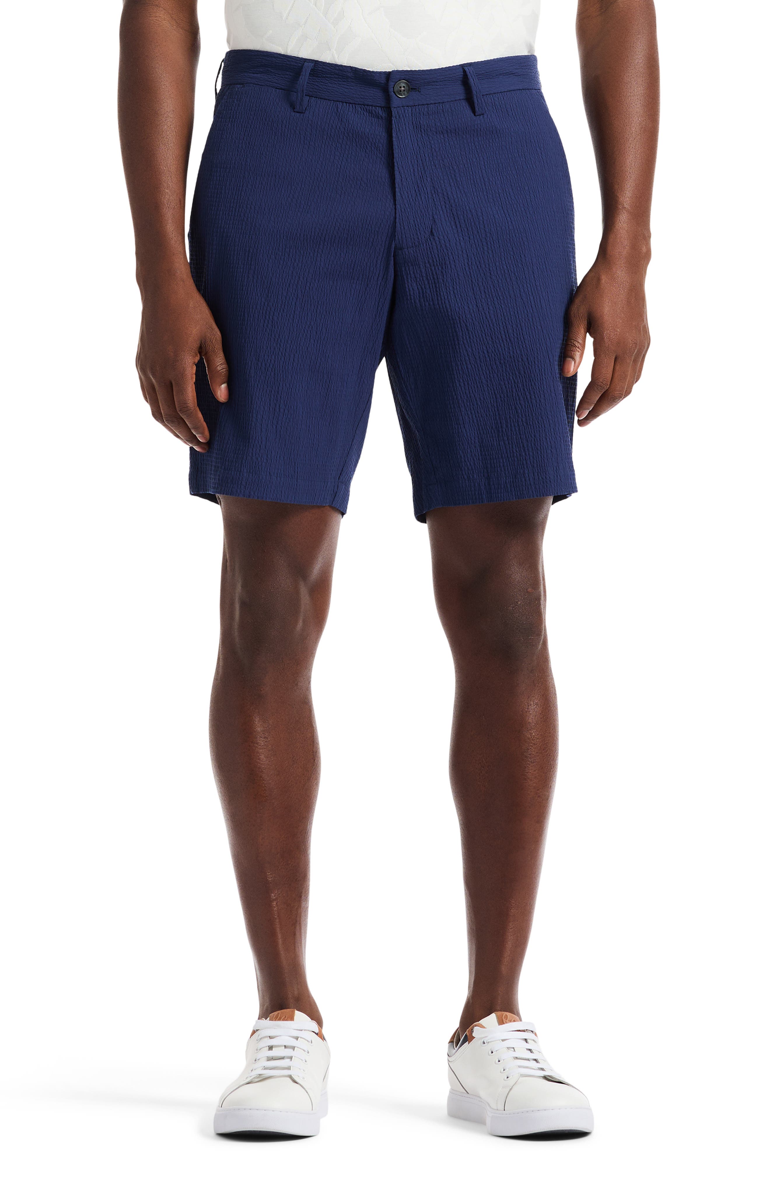 Robert Graham Piers Woven Seersucker Shorts