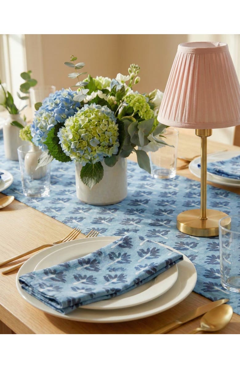 Banyan & Birch Zeenat Table Napkin, Alternate, color, Steel Blue