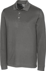 Cutter & Buck Advantage Tri-Blend Long Sleeve Polo