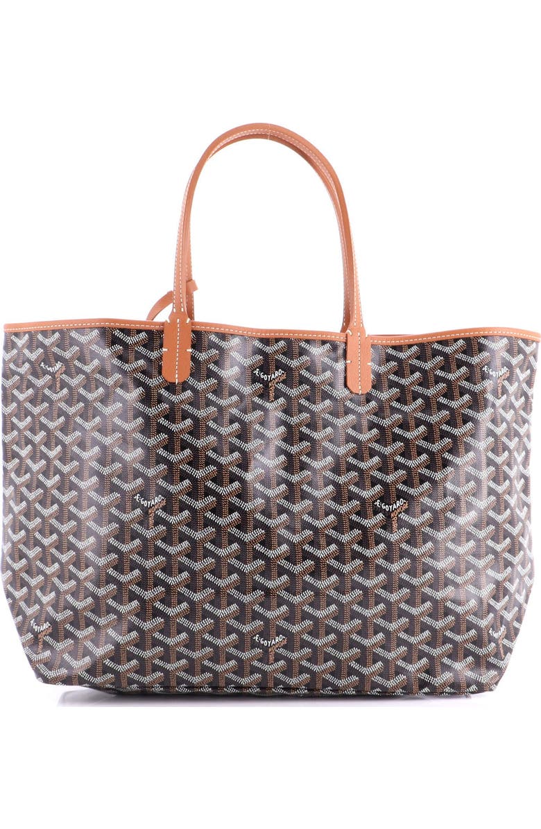 Pre-Owned Goyard Saint Louis Tote Coated Canvas PM, Alternate, color, Brown
