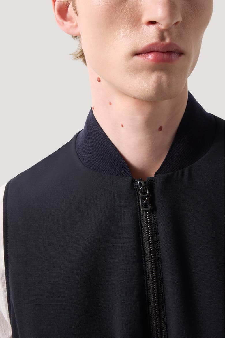 Virgin Wool Vest Jeff, Alternate, color, Navy blue