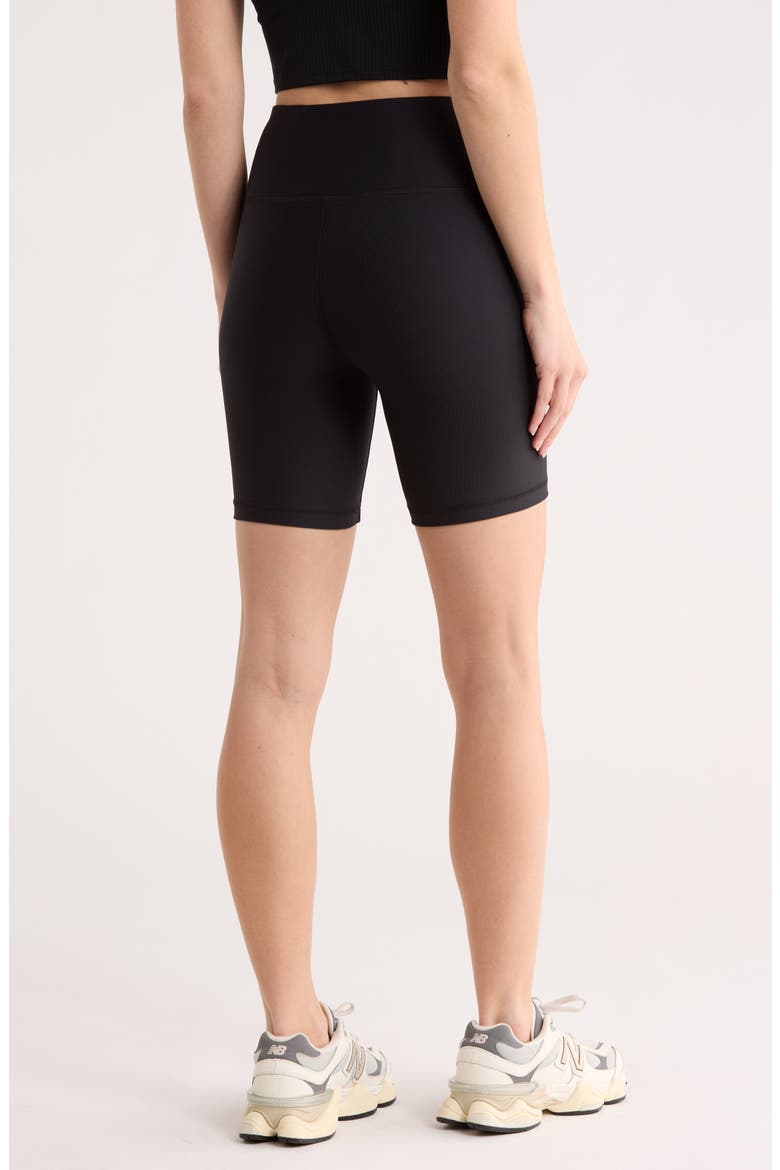 WonderLink Nola Rib Bike Shorts, Alternate, color, BLACK