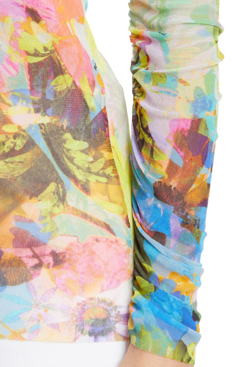 Fuzzi Floral Long Sleeve Top, Alternate, color,