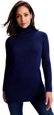 Jessica London Carefree Cashmere Turtleneck