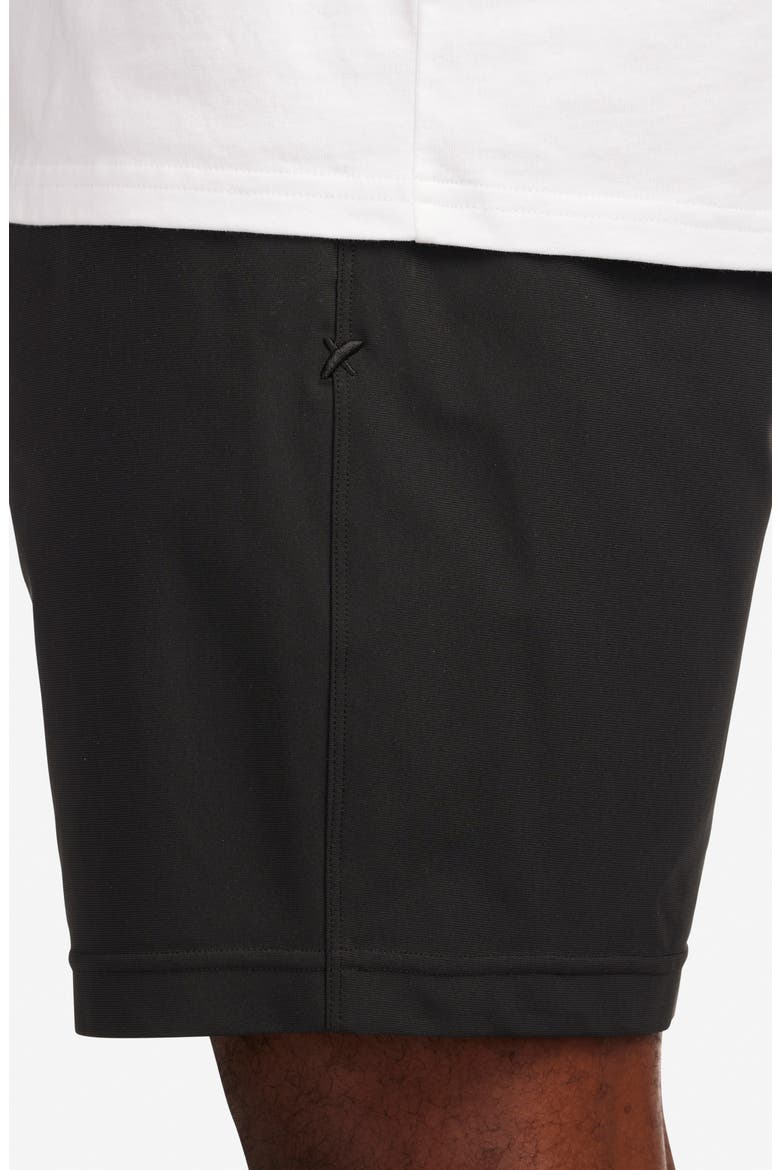 Performance Flat Front Golf Shorts, Alternate, color, BLACK