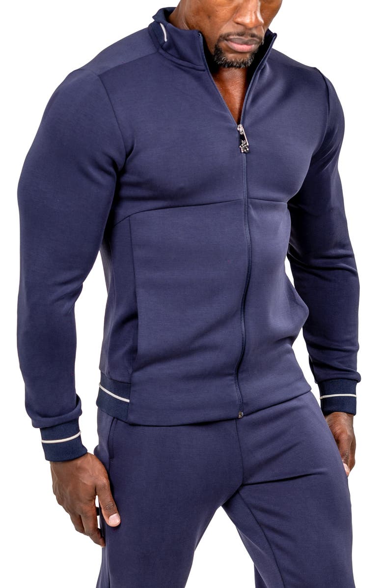 Maceoo Martyr0003 Zip-Up Sweatshirt, Alternate, color, Blue