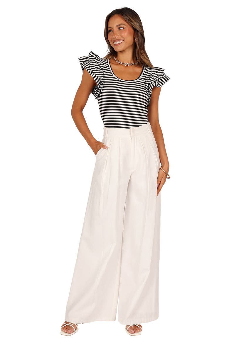Martina Stripe Rib Top, Alternate, color, BLACK STRIPE