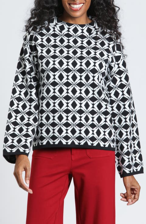 Funnel Neck Pullover Sweater