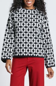 APNY Funnel Neck Pullover Sweater