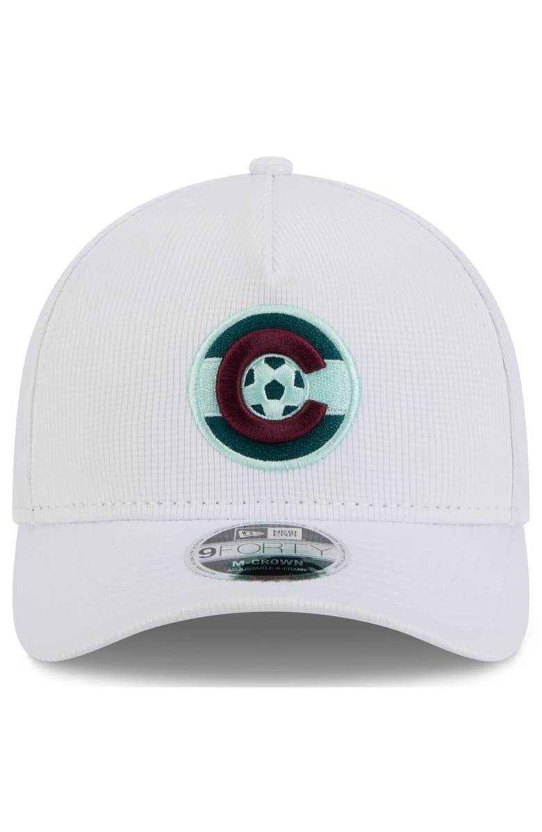 New Era Men's New Era White Colorado Rapids 2025 Jersey Hook 9FORTY M-Crown Adjustable Hat, Alternate, color, White