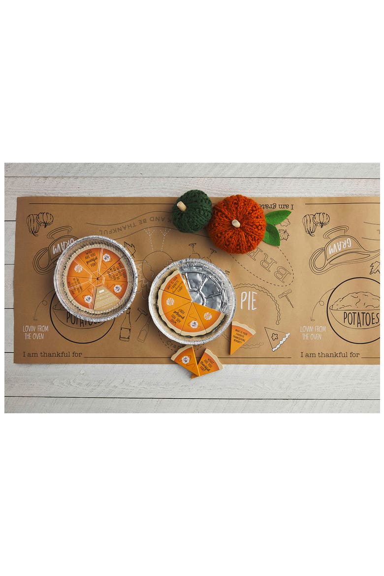 Pumpkin Pie Thanksgiving Game, Alternate, color, ORANGE