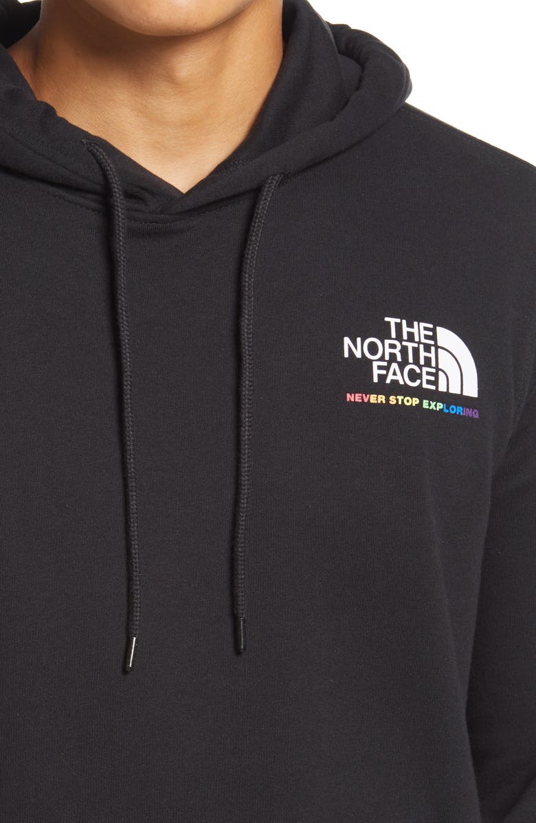 The North Face Pride Logo Hoodie, Alternate, color,