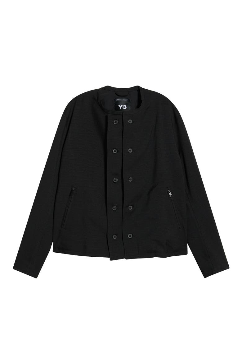 Uniform Adaptive Twill Top, Alternate, color, BLACK