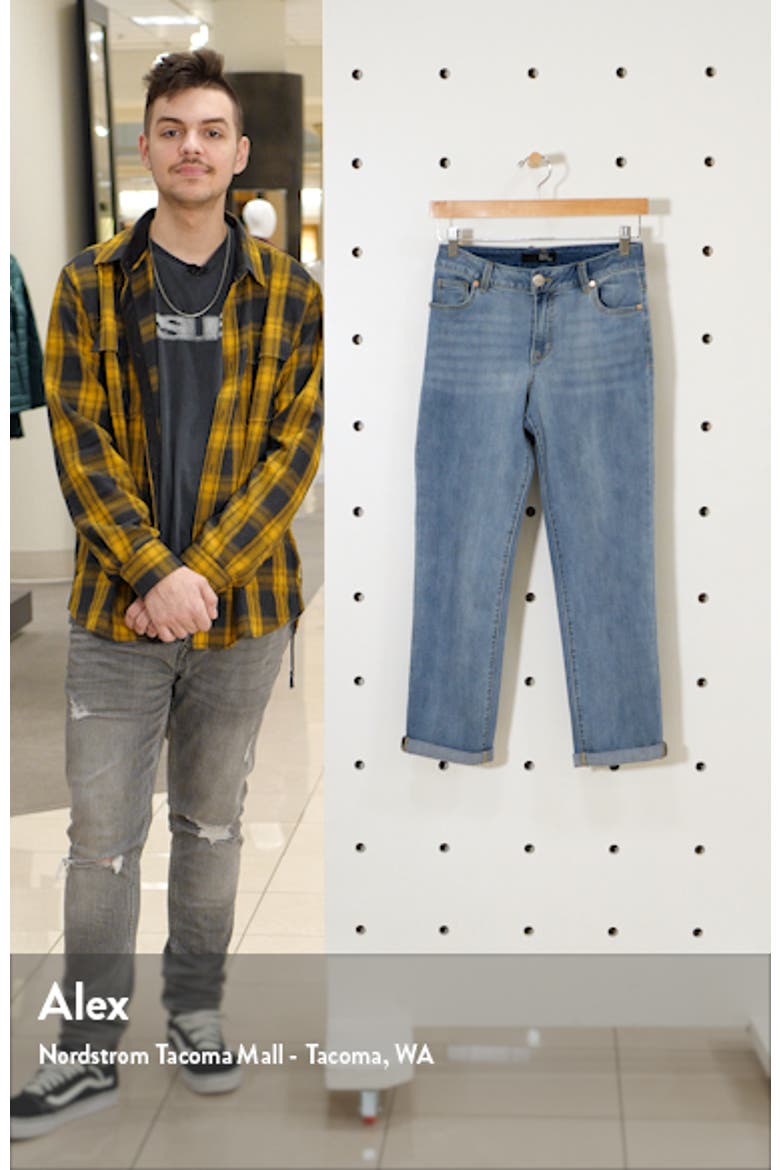 High Waist Ankle Boyfriend Jeans video