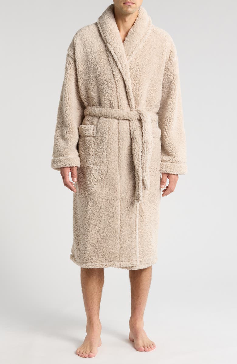 Majestic International Faux Shearling Robe, Main, color,