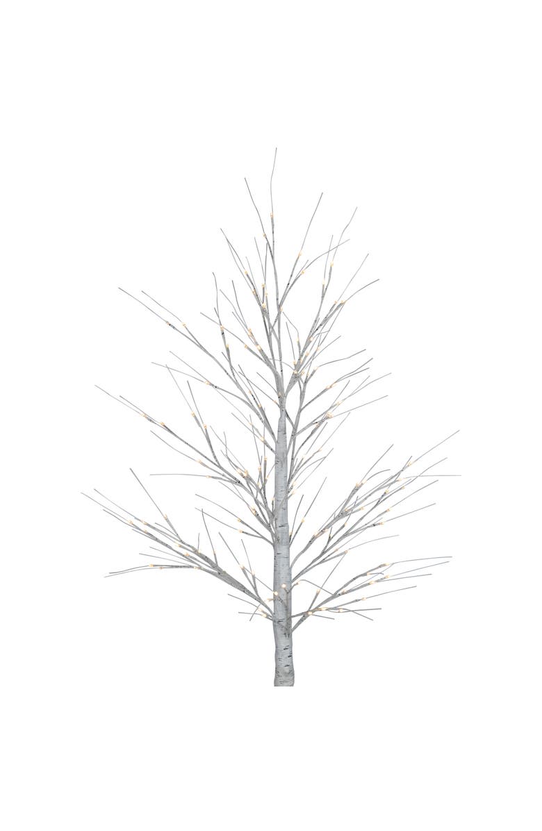 Northlight 4' LED Lighted White Birch Christmas Twig Tree - Warm White Lights, Alternate, color, 