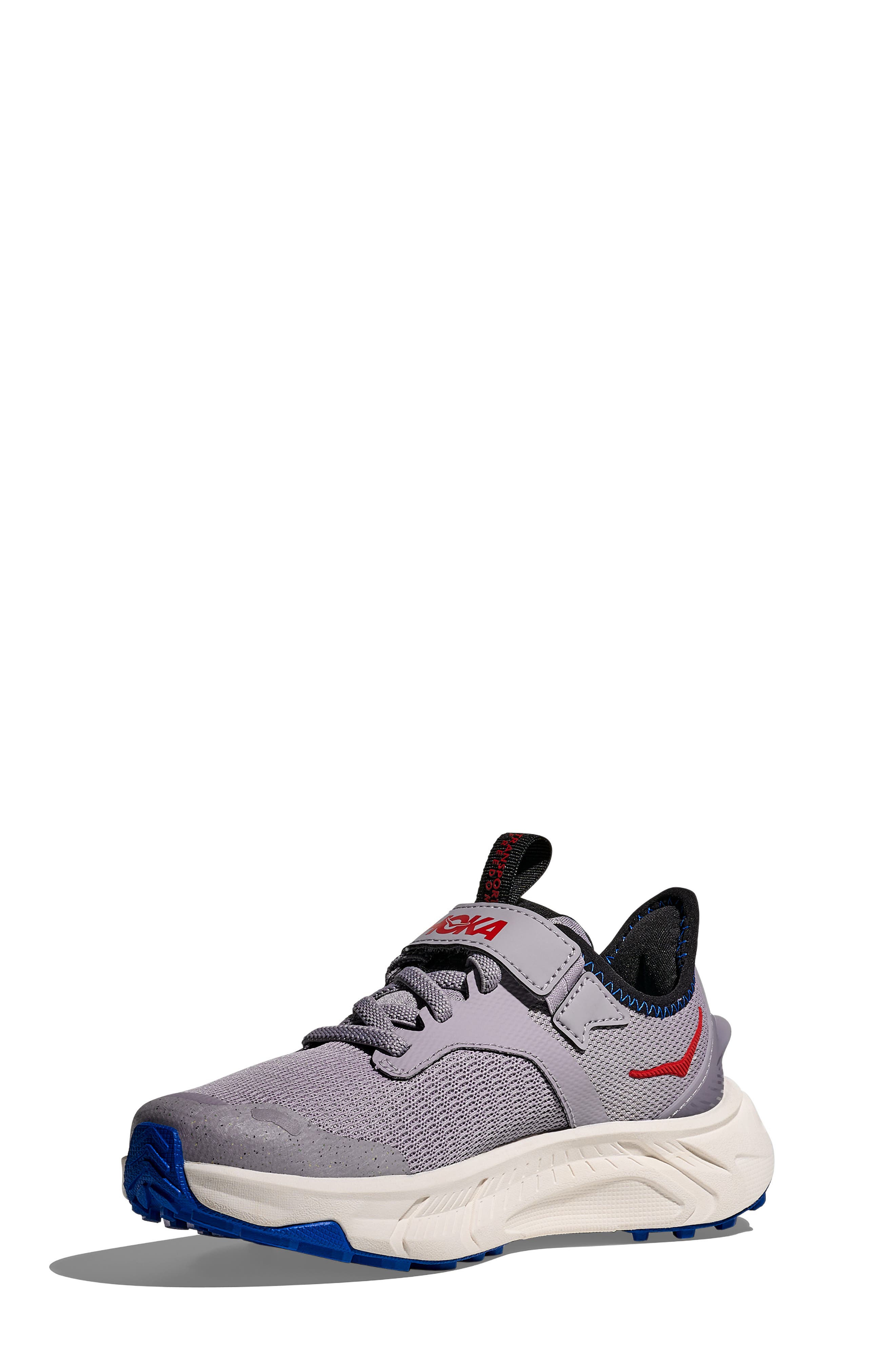 HOKA Kids' Transport Freedom Hiking Sneaker, Alternate, color, Foggy Grey / Frost