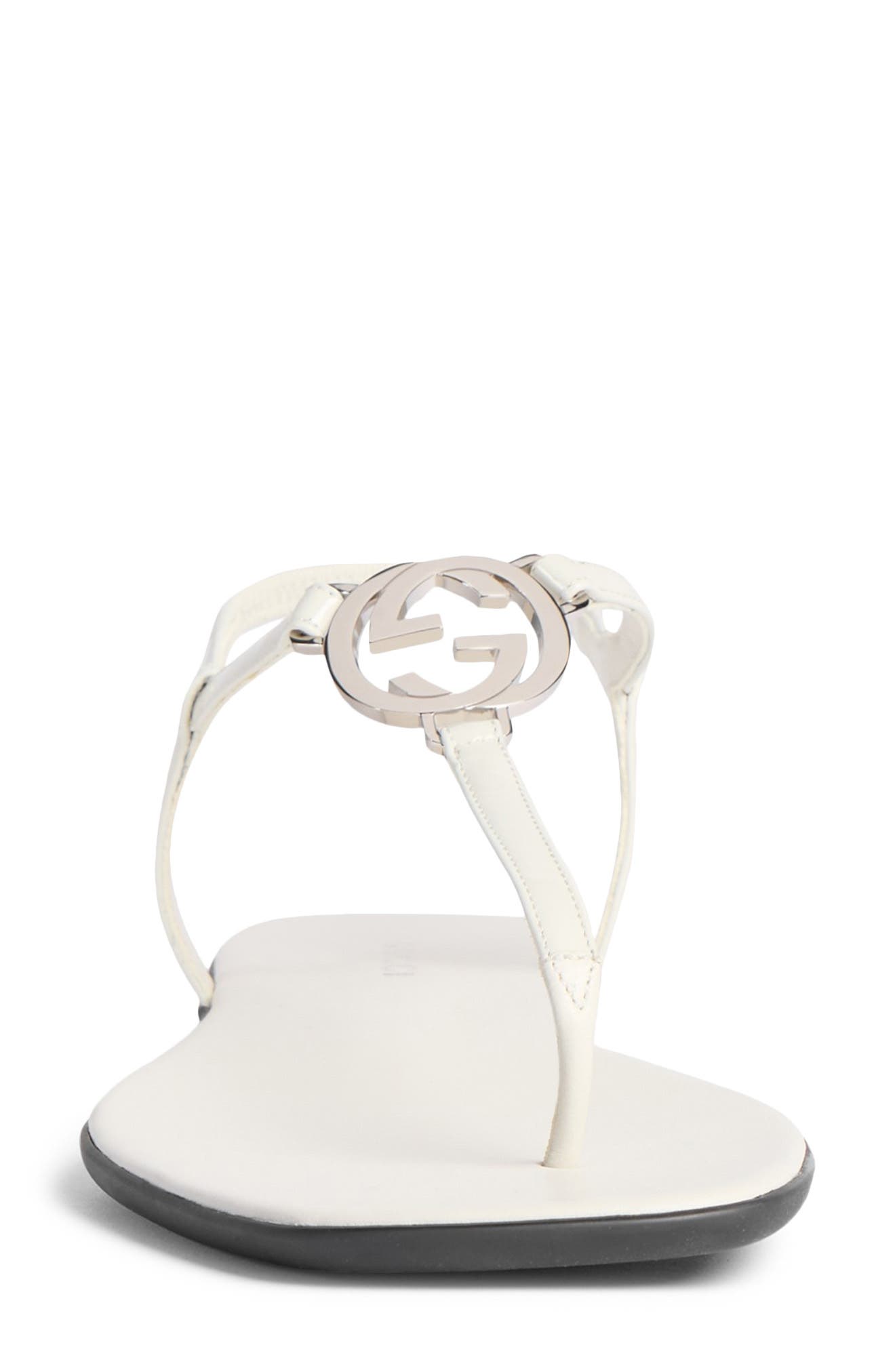 Gucci GG Thong Sandal, Alternate, color, Ivory