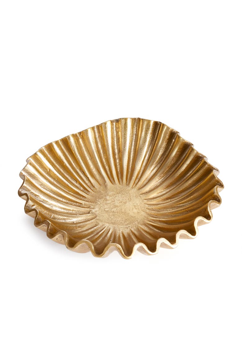 Mavis Decorative Tray, Main, color, Gold
