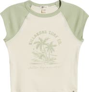 Billabong Paradise Colorblock Cotton Graphic T-Shirt