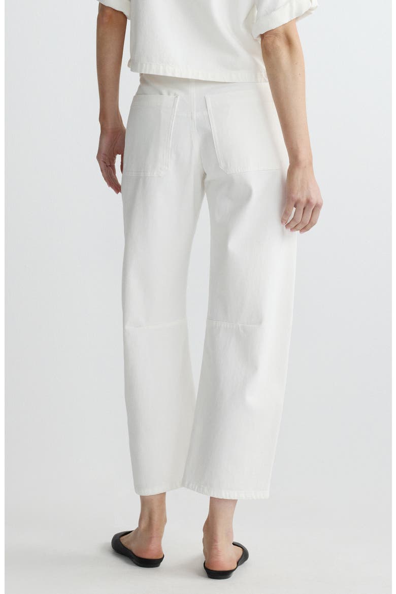Bilie Easy High Rise Barrel Leg Pants, Alternate, color, WHITE