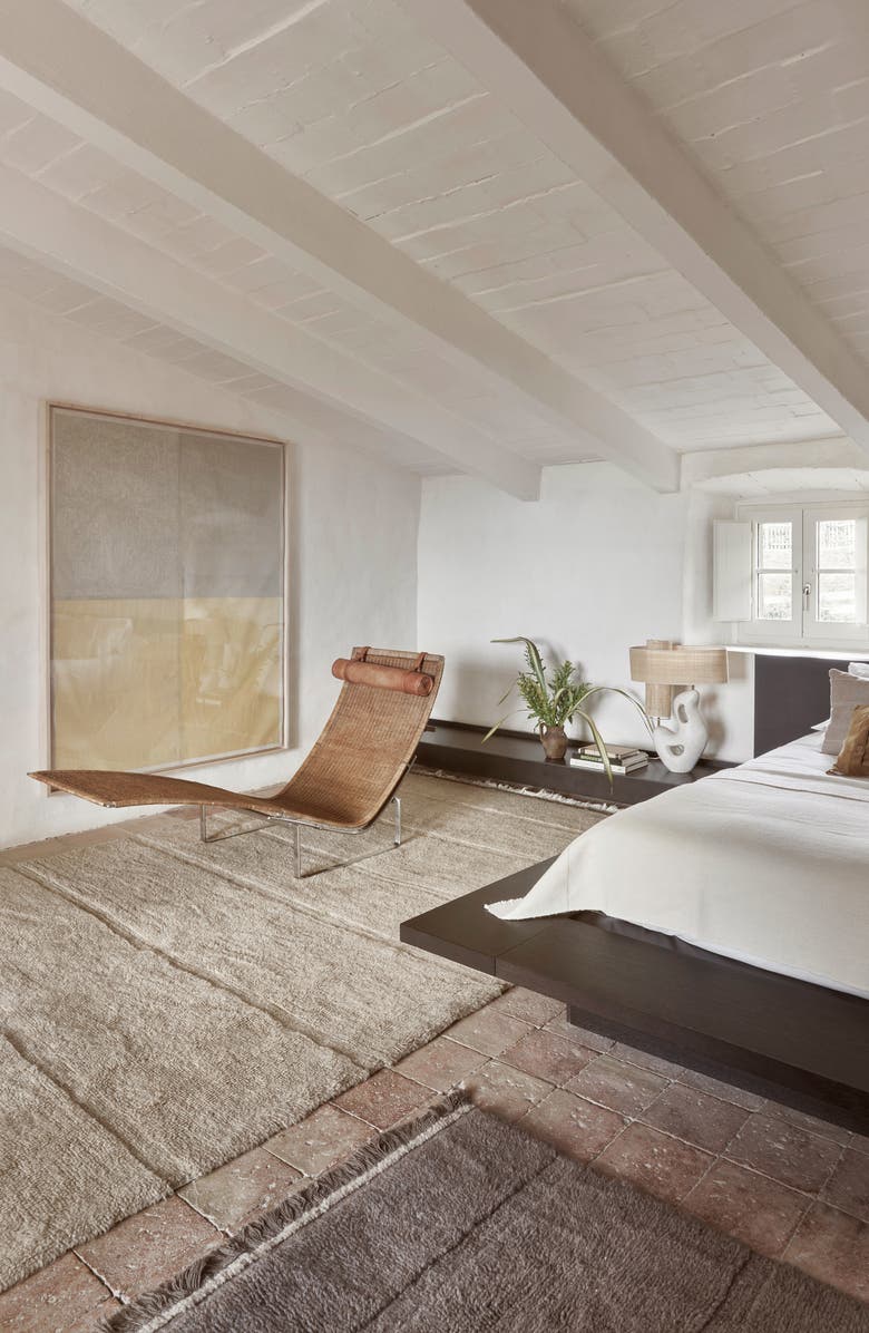 Lorena Canals Steppe Woolable Washable Wool Rug, Alternate, color, Sheep Beige