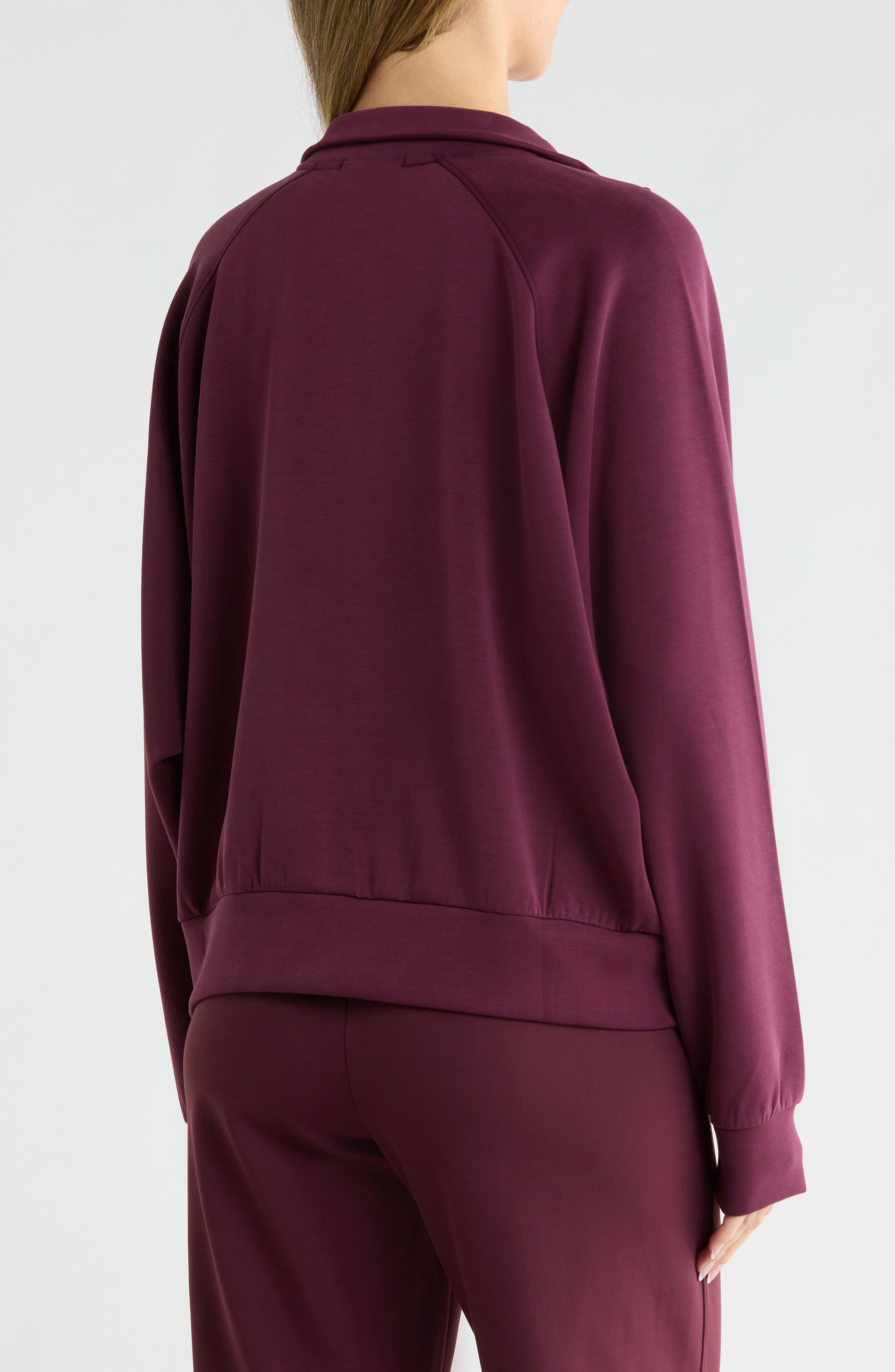 Zella Cozy Luxe Track Jacket (Women) | Nordstrom